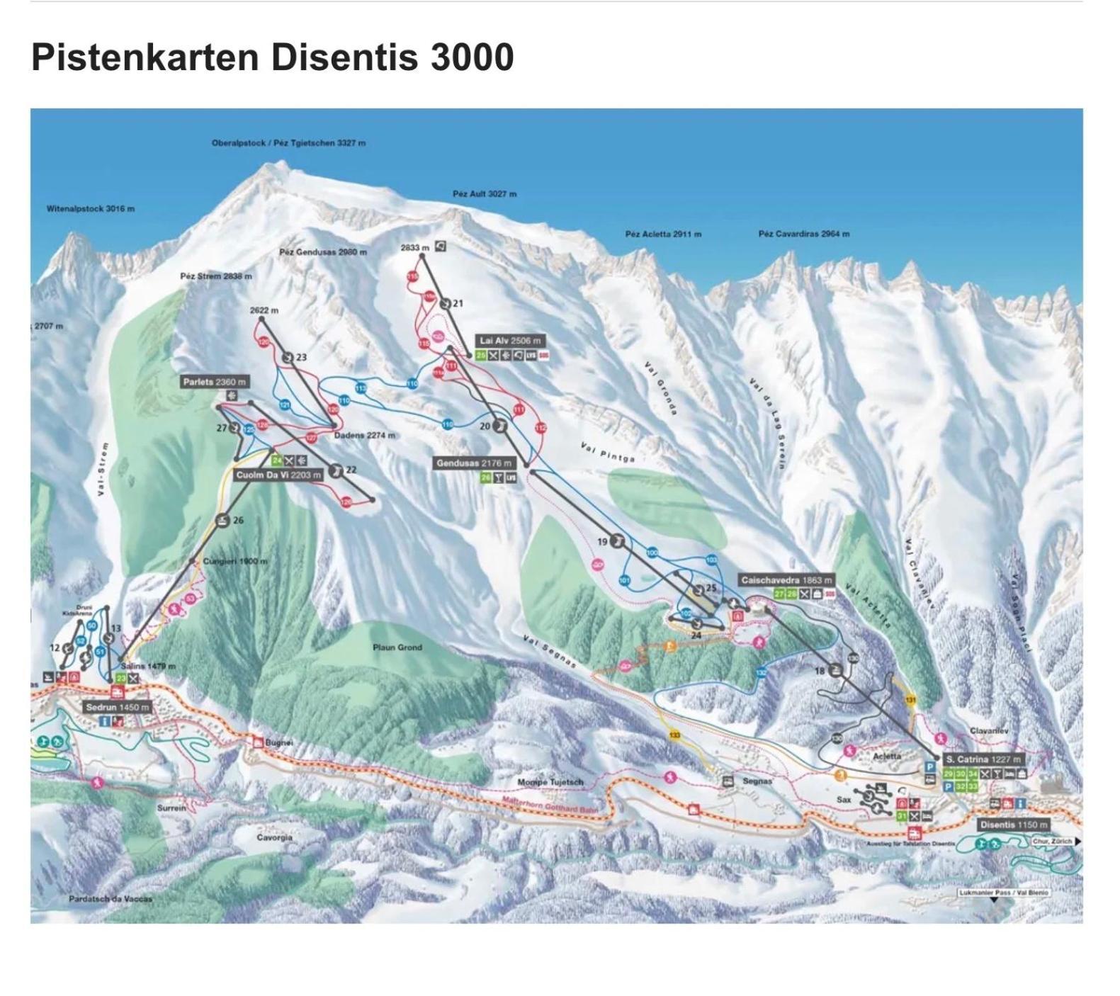 Apartment In Disentis Kültér fotó
